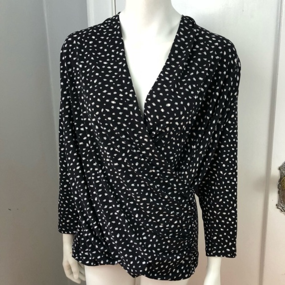 NWT Vince Camuto Drape Top/Blouse  2X - XXL